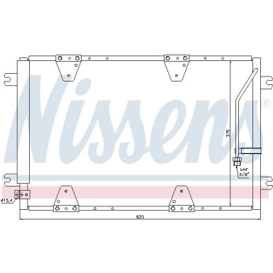 Nissens | Kondensator, Klimaanlage | 940174