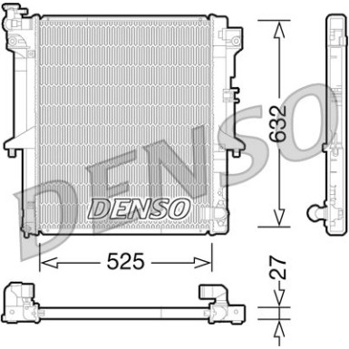 Denso | Kühler, Motorkühlung | DRM45034