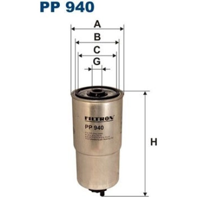 Filtron | Kraftstofffilter | PP 940