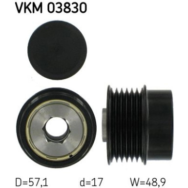 SKF | Generatorfreilauf | VKM 03830