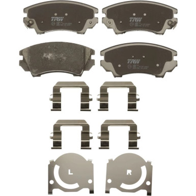 TRW | Bremsbelagsatz, Scheibenbremse | GDB1783