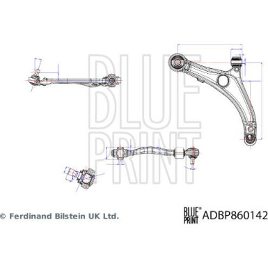 Blue Print | Lenker, Radaufhängung | ADBP860142 Blue Print | Lenker, Radaufhängung | ADBP860142
