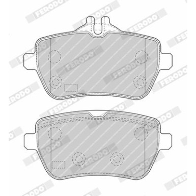 Ferodo | Bremsbelagsatz, Scheibenbremse | FDB4261