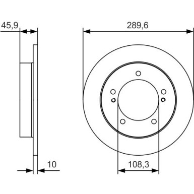 BOSCH | Bremsscheibe | 0 986 479 B09