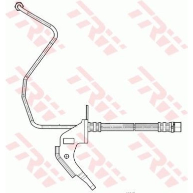 TRW | Bremsschlauch | PHD563
