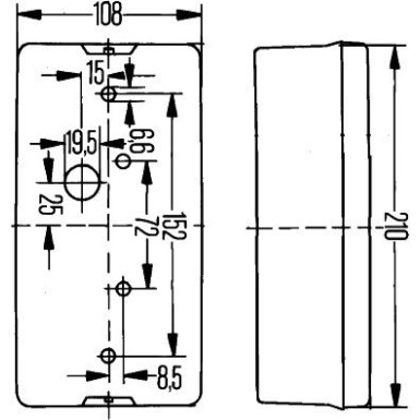 Hella | Heckleuchte | 2VP 006 040-301