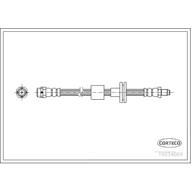 Corteco | Bremsschlauch | 19034869