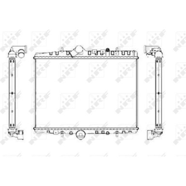 NRF | Kühler, Motorkühlung | 55346