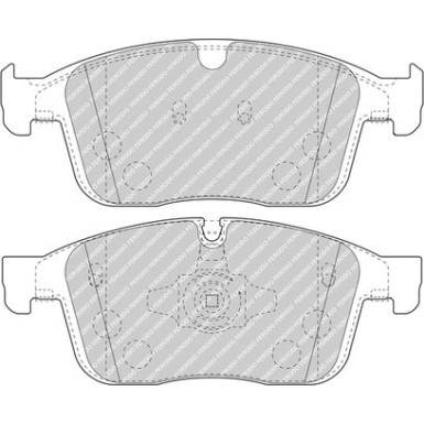 Ferodo | Bremsbelagsatz, Scheibenbremse | FDB4943