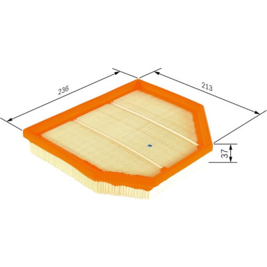 BOSCH F 026 400 509 Luftfilter