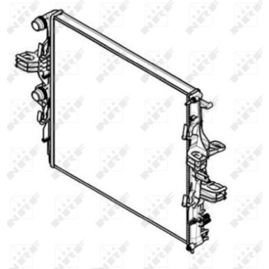 NRF | Kühler, Motorkühlung | 58431