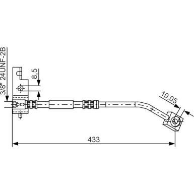 BOSCH | Bremsschlauch | 1 987 476 103