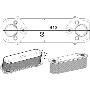 Mahle | Ladeluftkühler | CI 231 000P