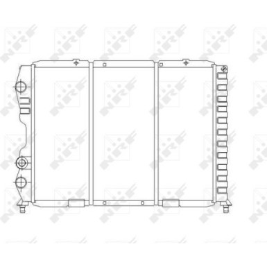 NRF | Kühler, Motorkühlung | 58083