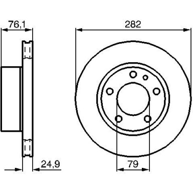 BOSCH | Bremsscheibe | 0 986 478 217