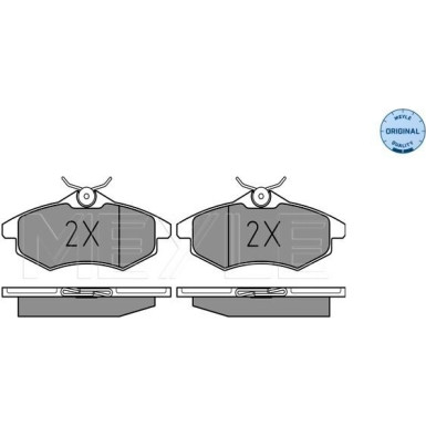 Meyle | Bremsbelagsatz, Scheibenbremse | 025 234 0719