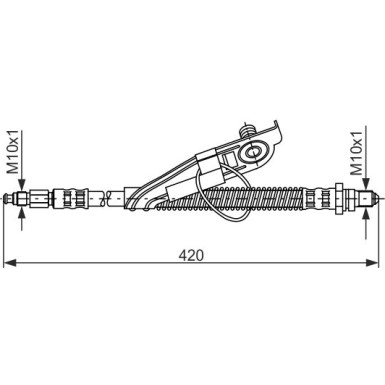 BOSCH | Bremsschlauch | 1 987 476 816