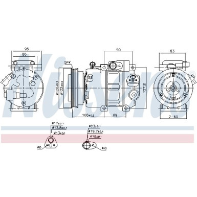Nissens | Kompressor, Klimaanlage | 89292 Nissens | Kompressor, Klimaanlage | 89292