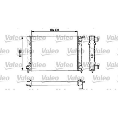 Valeo | Kühler, Motorkühlung | 883820