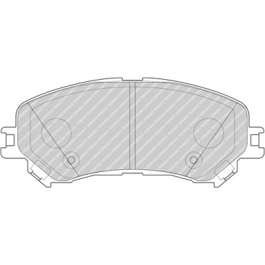 Ferodo | Bremsbelagsatz, Scheibenbremse | FDB4869