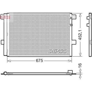 Denso | Kondensator, Klimaanlage | DCN32065