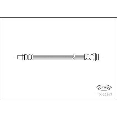 Corteco | Bremsschlauch | 19025843