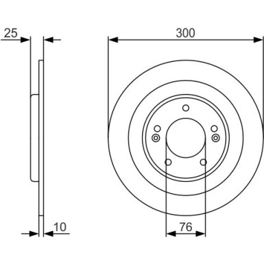 BOSCH | Bremsscheibe | 0 986 479 A46