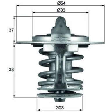 Mahle | Thermostat, Kühlmittel | TX 84 77