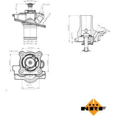 NRF | Thermostat, Kühlmittel | 725079