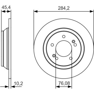 BOSCH | Bremsscheibe | 0 986 479 C39