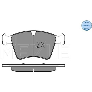 Meyle | Bremsbelagsatz, Scheibenbremse | 025 241 5120