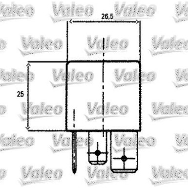 Valeo | Relais, Arbeitsstrom | 643827