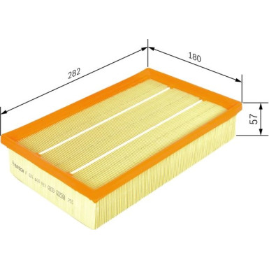 BOSCH F 026 400 033 Luftfilter