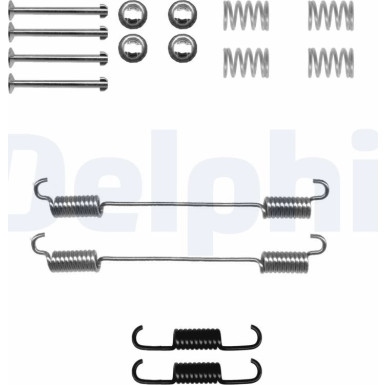 Delphi | Zubehörsatz, Bremsbacken | LY1301