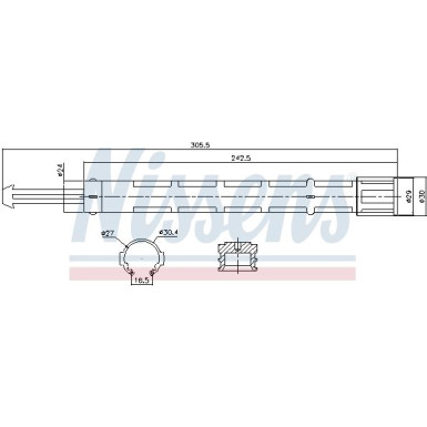 Nissens | Trockner, Klimaanlage | 95514