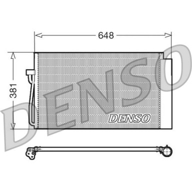 Denso | Kondensator, Klimaanlage | DCN05017