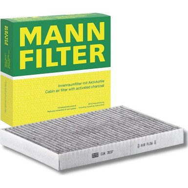 MANN-FILTER CUK 3037 Innenraumfilter, Aktivkohlefilter