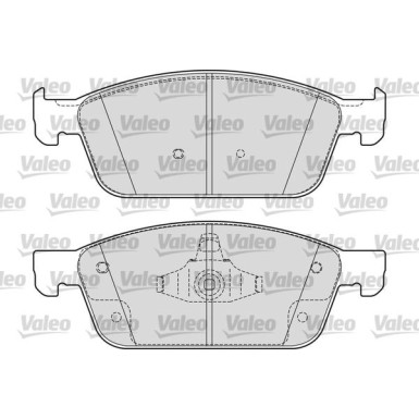 Valeo | Bremsbelagsatz, Scheibenbremse | 601696