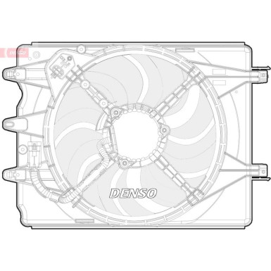 Denso | Lüfter, Motorkühlung | DER09068