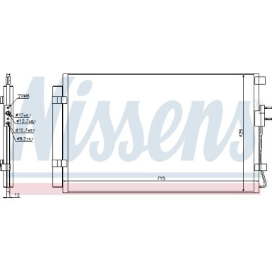 Nissens | Kondensator, Klimaanlage | 940392