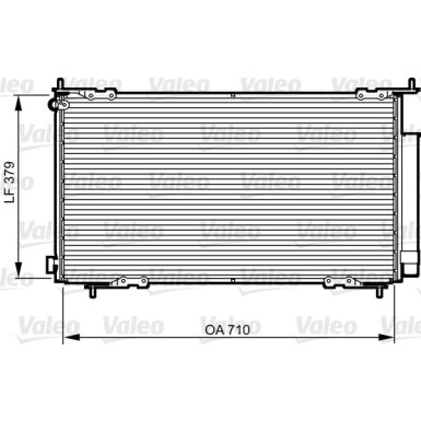 Valeo | Kondensator, Klimaanlage | 814225