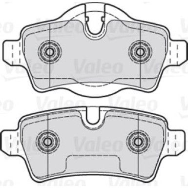 Valeo | Bremsbelagsatz, Scheibenbremse | 301041