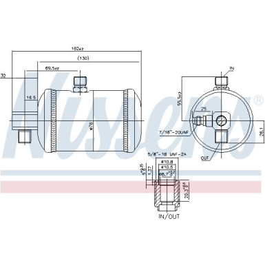 Nissens | Trockner, Klimaanlage | 95100 Nissens | Trockner, Klimaanlage | 95100