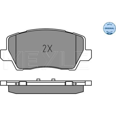 Meyle | Bremsbelagsatz, Scheibenbremse | 025 229 0417 Meyle | Bremsbelagsatz, Scheibenbremse | 025 229 0417