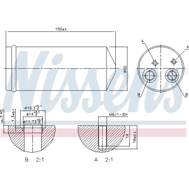 Nissens | Trockner, Klimaanlage | 95139