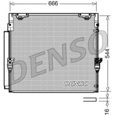 Denso | Kondensator, Klimaanlage | DCN50036