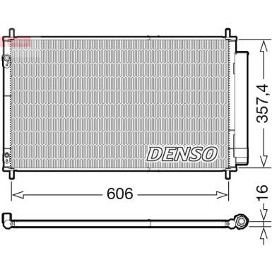 Denso | Kondensator, Klimaanlage | DCN50058