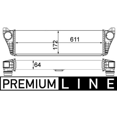 Mahle | Ladeluftkühler | CI 150 000P