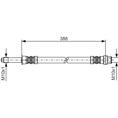 BOSCH | Bremsschlauch | 1 987 476 300