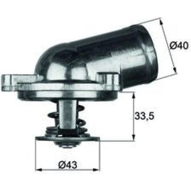 Mahle | Thermostat, Kühlmittel | TI 22 79